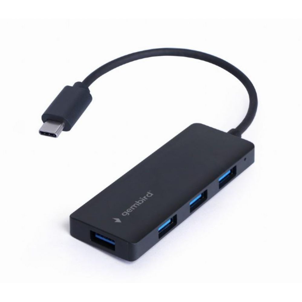Parveidotājs Gembird I/O HUB USB-C 4PORT/UHB-CM-U3P4-02