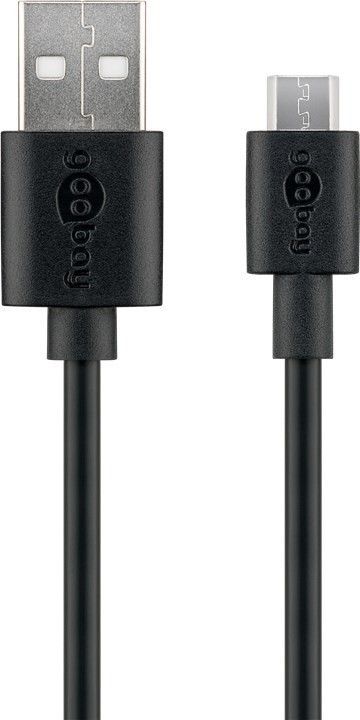 Kabelis Goobay  Micro USB charging and