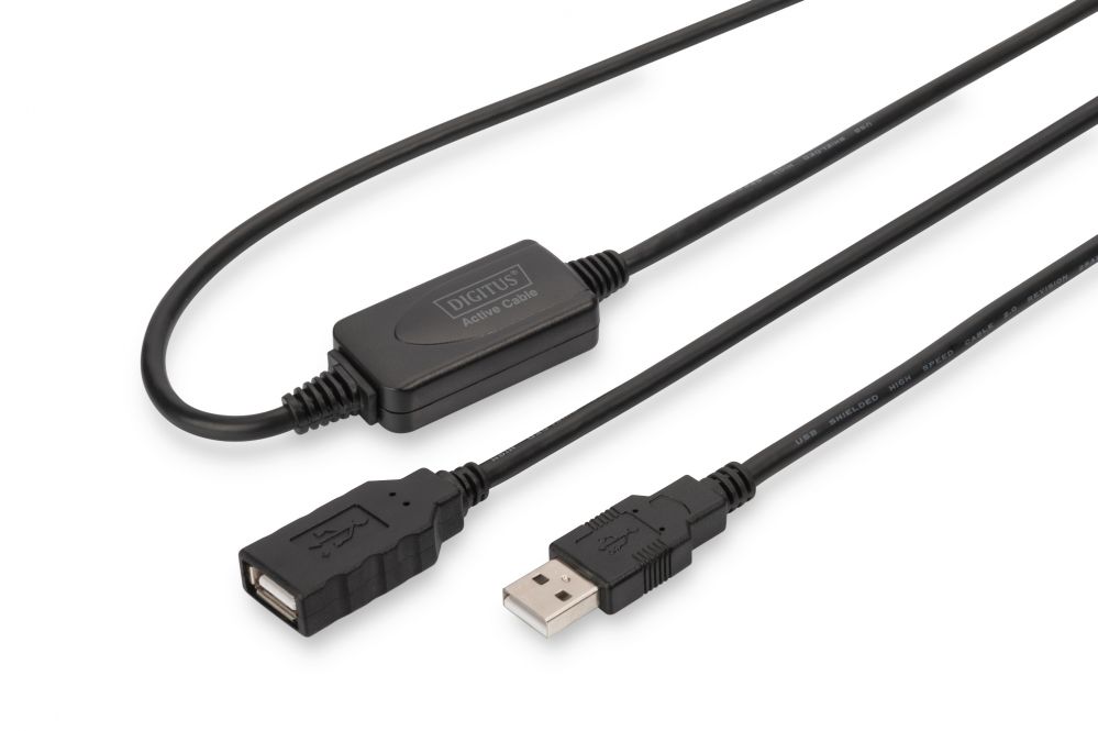 Kabelis Digitus  Active USB 2.0