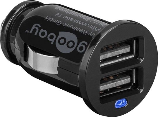 Adapteris Goobay  Twin USB Car Charger
