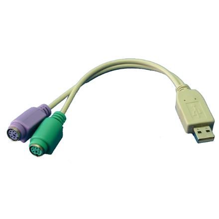 Kabelis Logilink  Adapter USB to PS/2
