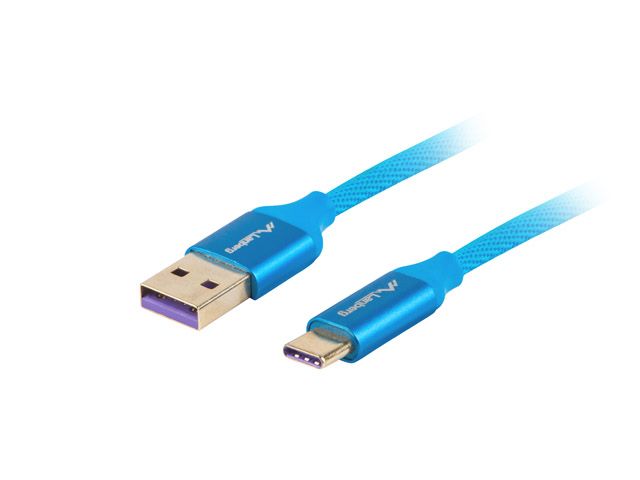 Kabelis Lanberg  Cable CA-USBO-21CU-0010-BL USB-A to