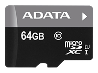 Atmiņas kartes ADATA ADATA 64GB Micro