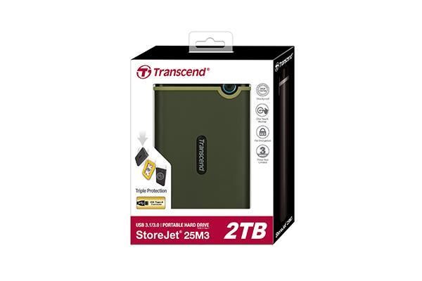 Cietais disks HDD Transcend External HDD||StoreJet|2TB|USB