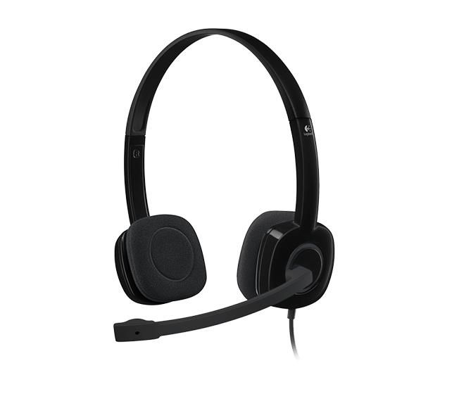 Vadu austiņas Logitech  HEADSET STEREO H151/BLACK