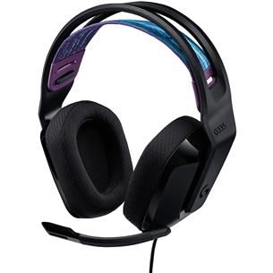 Vadu austiņas Logitech HEADSET GAMING G335/BLACK