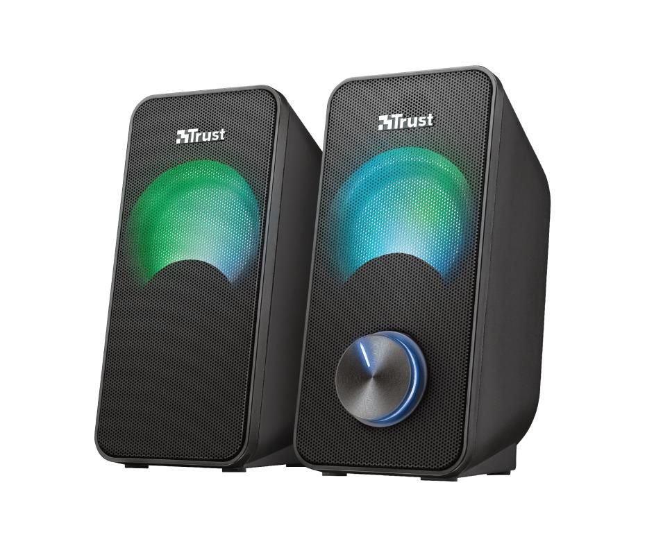 Vadu skaļruņi Trust Speaker||Arys Compact RGB|Black|23120