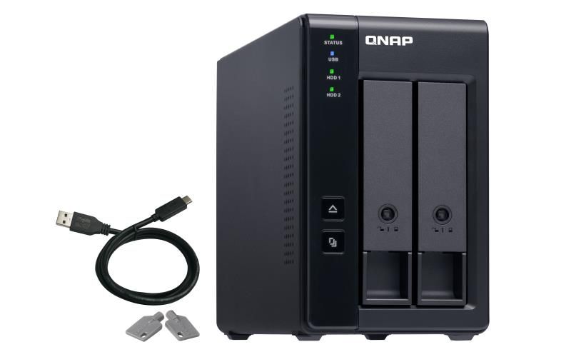 Serveri QNAP DAS ENCLOSURE 2BAY USB-C/TR-002