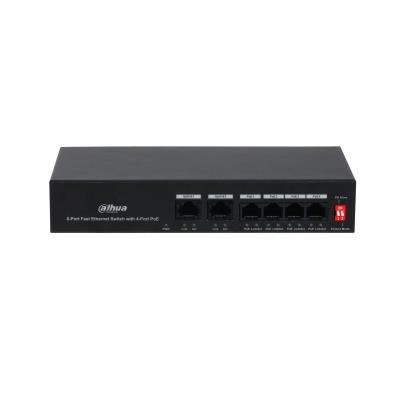 Nevadāms centrmezgls DAHUA  Switch||PFS3006-4ET-36|PoE ports 4|36