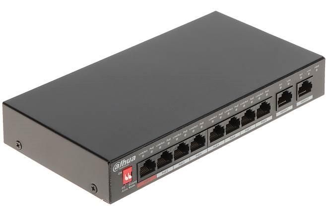 Nevadāms centrmezgls DAHUA  Switch||PFS3010-8ET-96-V2|Desktop/pedestal|PoE ports 8|96