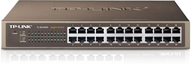 Nevadāms centrmezgls TP-Link NET SWITCH 24PORT