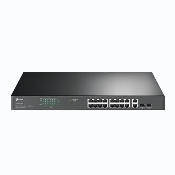Nevadāms centrmezgls TP-Link Switch||TL-SG1218MP|Desktop/pedestal|Rack|16x10Bas e-T /
