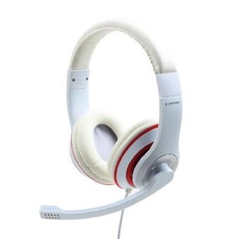 Vadu austiņas Gembird HEADSET STEREO WHITE/MHS-03-WTRD