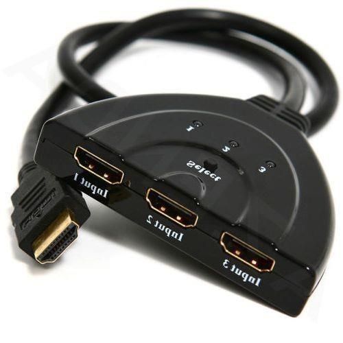 Monitoru piederums Gembird  CABLE HDMI SWITCH