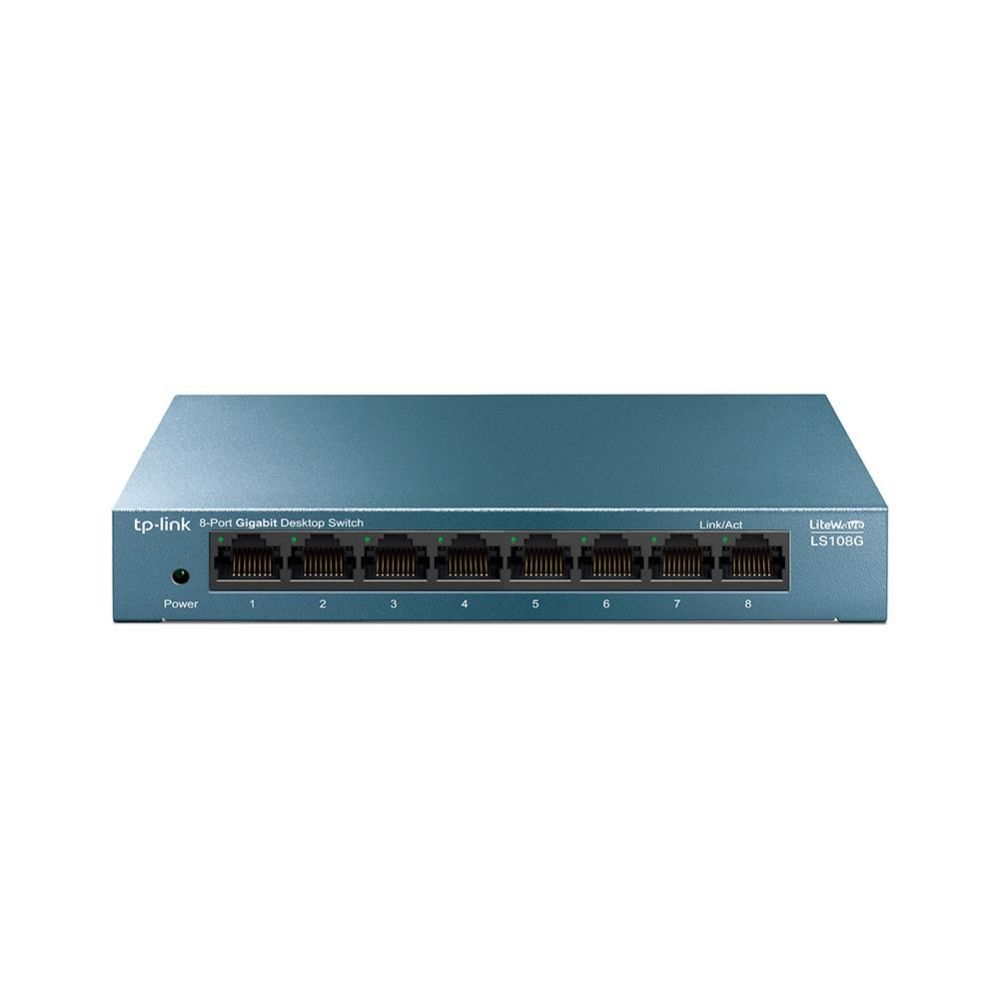 Nevadāms centrmezgls TP-Link Switch||LS108G|8x10Base-T / 100Base-TX