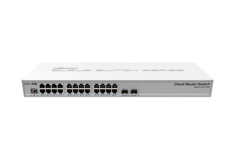 Nevadāms centrmezgls Mikrotik  NET ROUTER/SWITCH 24PORT