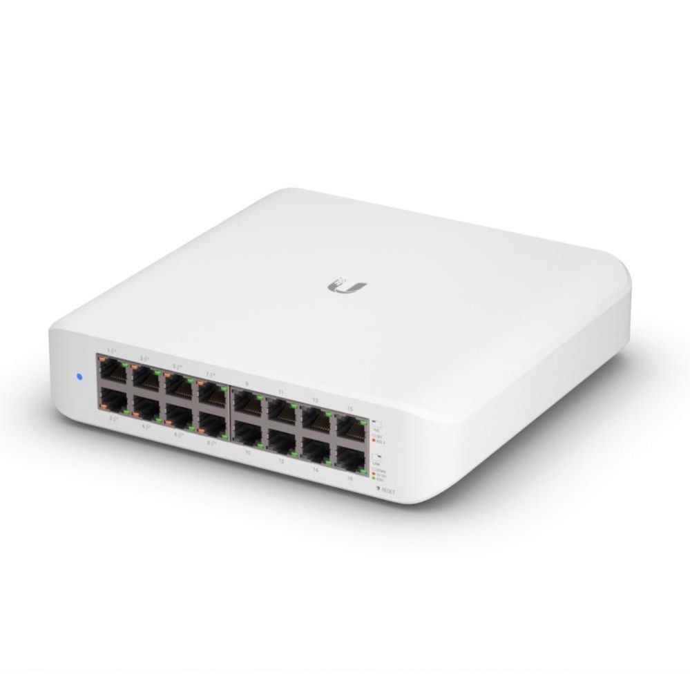 Nevadāms centrmezgls UBIQUITI  Switch||USW-LITE-16-POE|Type L2|16x10Base-T /