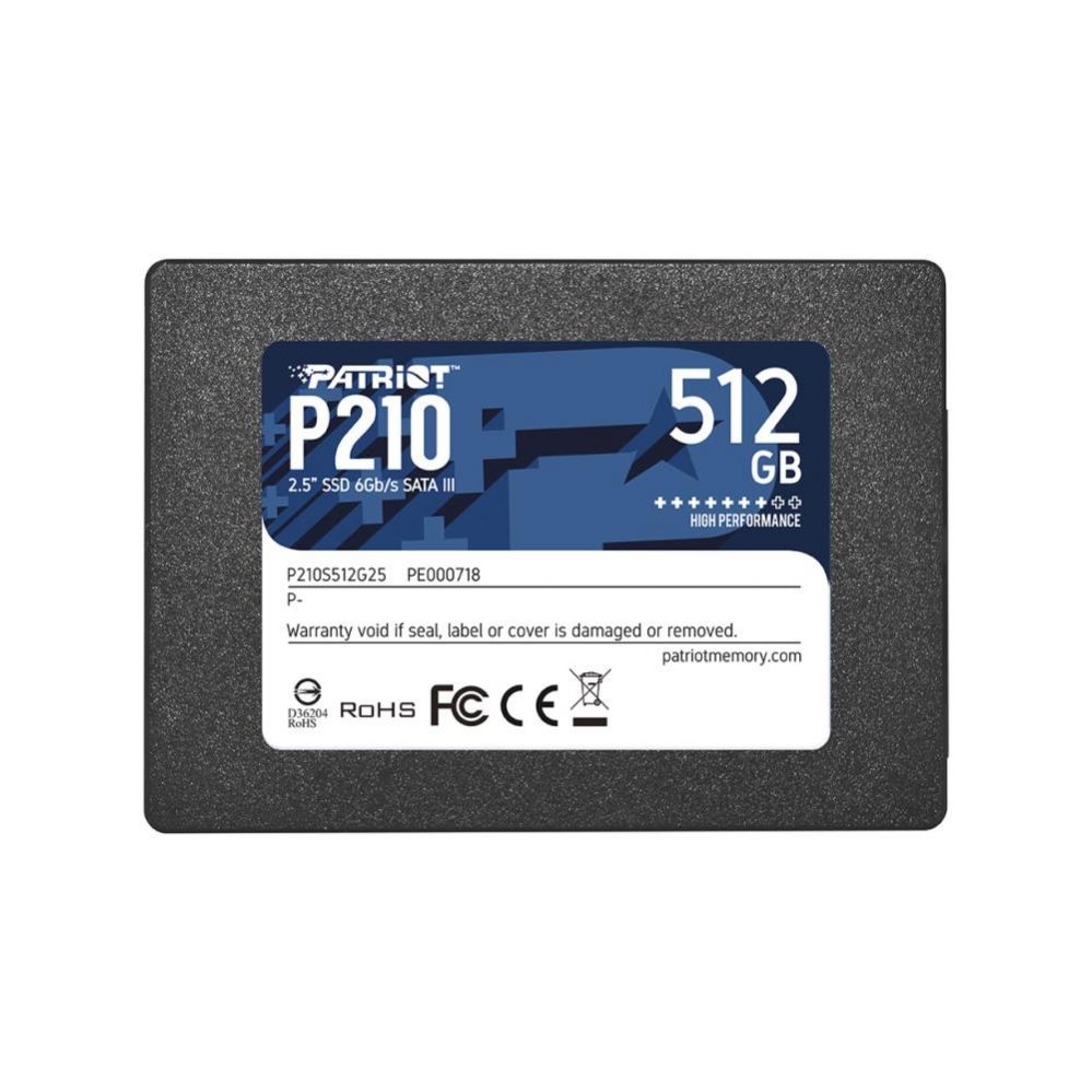Cietais disks SSD Patriot SSD||P210|512GB|SATA 3