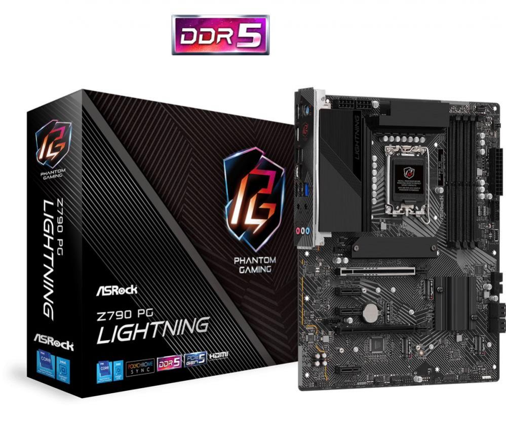 Pamatplate Intel procesorsiem Asrock  Mainboard||Intel Z790|LGA1700|ATX|Memory