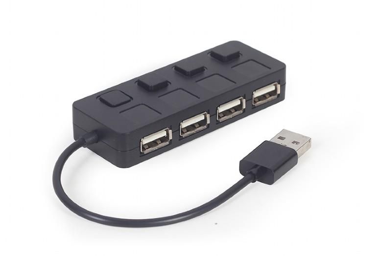 Parveidotājs Gembird I/O HUB USB2 4PORT/UHB-U2P4-05