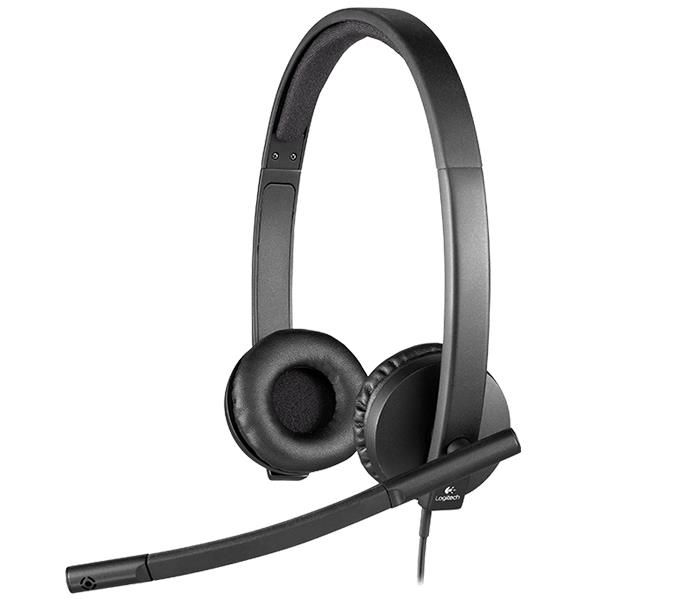 Vadu austiņas Logitech HEADSET STEREO H570E/981-000575