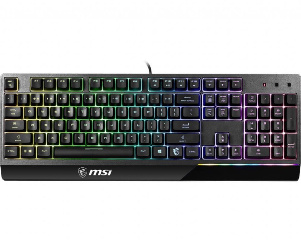 Datora tastatūra MSI KEYBOARD GAMING BLACK