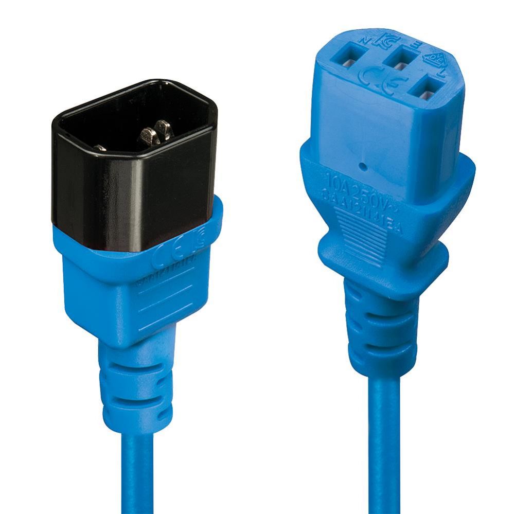 Parveidotājs LINDY  CABLE POWER IEC EXTENSION