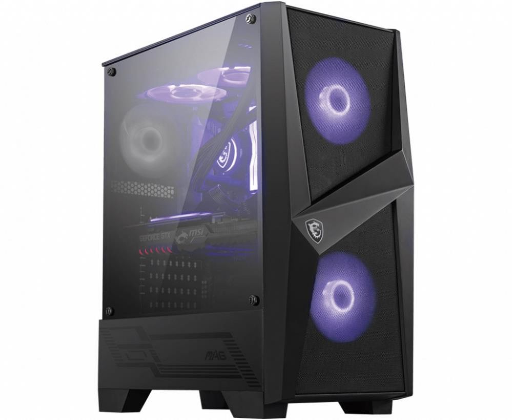 Datoru korpusi MSI  Case||MAG FORGE 100M|MidiTower|Not