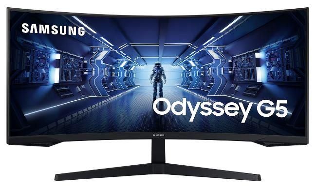 Monitors Samsung  LCD Monitor||Odyssey G5|34"|Gaming/Curved/21