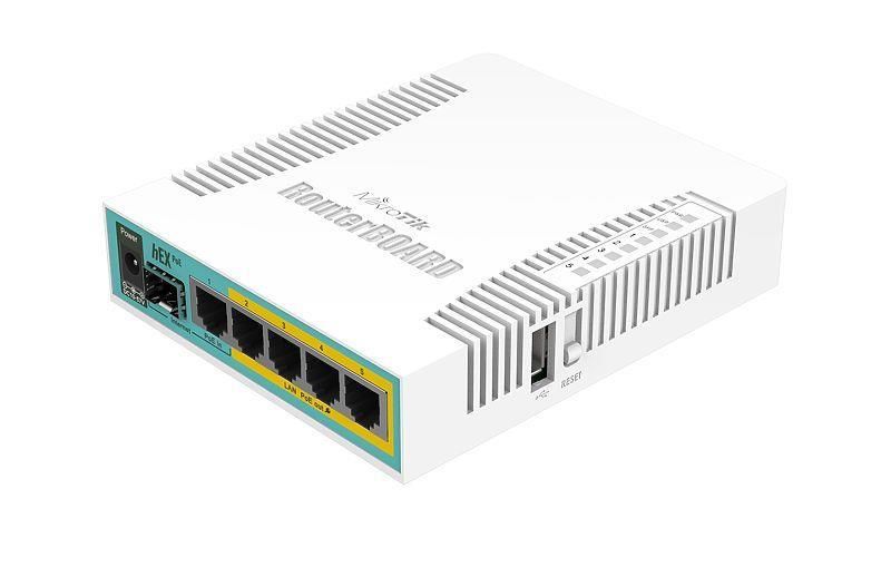 Rūteris Mikrotik  NET ROUTER 10/100/1000M 5PORT/HEX
