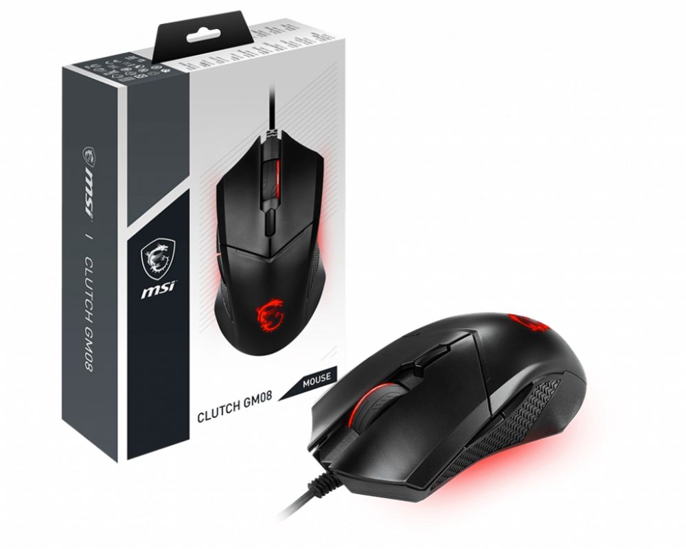 Datora pele MSI  Mysz  Clutch GM08
