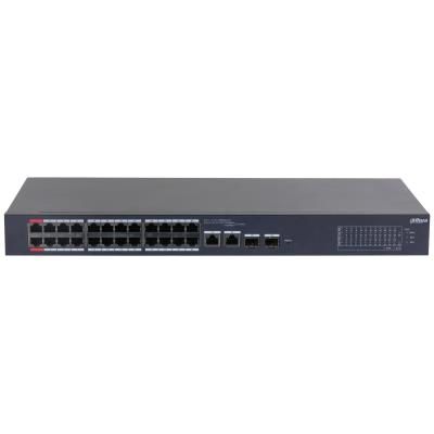 Nevadāms centrmezgls DAHUA  Switch||CS4226-24ET-240|Desktop/pedestal|Rack 1U|24x10Base-T /