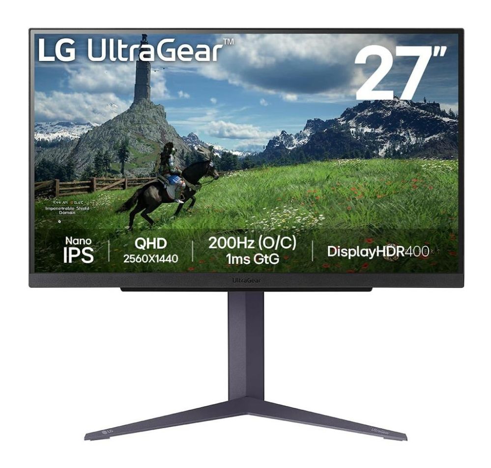 Monitors LG  LCD Monitor||27"|Panel IPS|2560x1440|16:9|180Hz|1