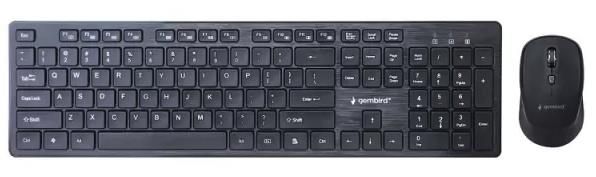 Datora tastatūra Gembird  KEYBOARD +MOUSE WRL