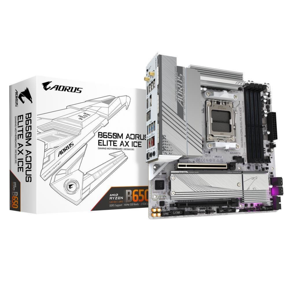 Pamatplate AMD procesorsiem Gigabyte Mainboard||AMD B650|SAM5|Micro-ATX|Memory