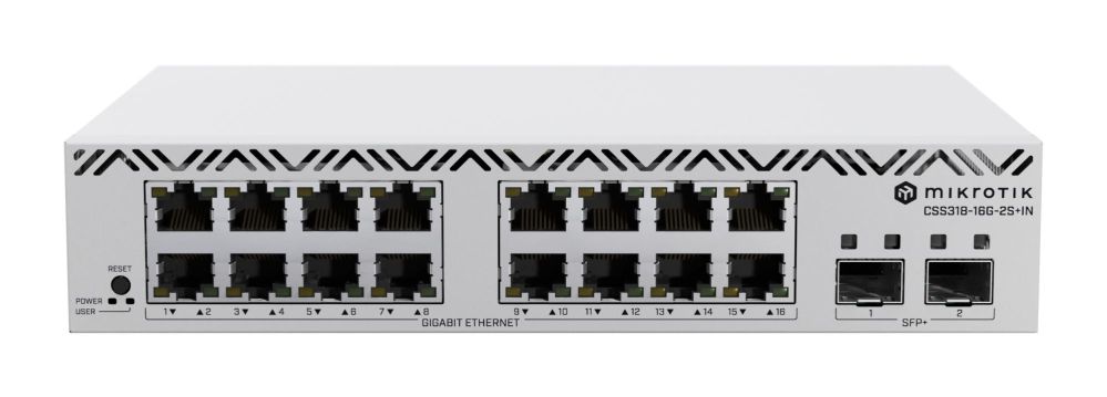 Nevadāms centrmezgls Mikrotik  NET SWITCH 24PORT