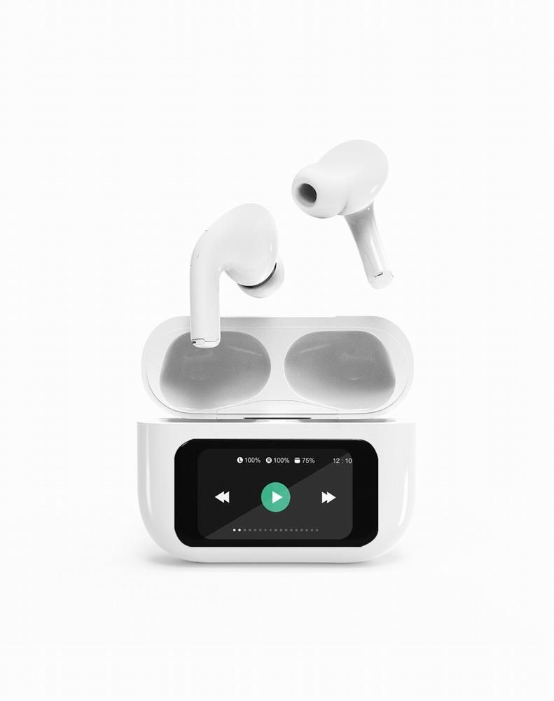 Vadu austiņas Gembird  HEADSET BLUETOOTH/WHITE TWS-LCD-ANC-01-W