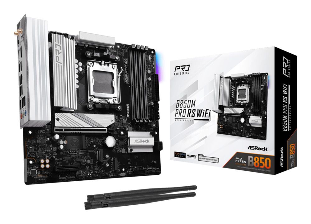 Pamatplate AMD procesorsiem Asrock  Mainboard||AMD B850|SAM5|Micro-ATX|Memory