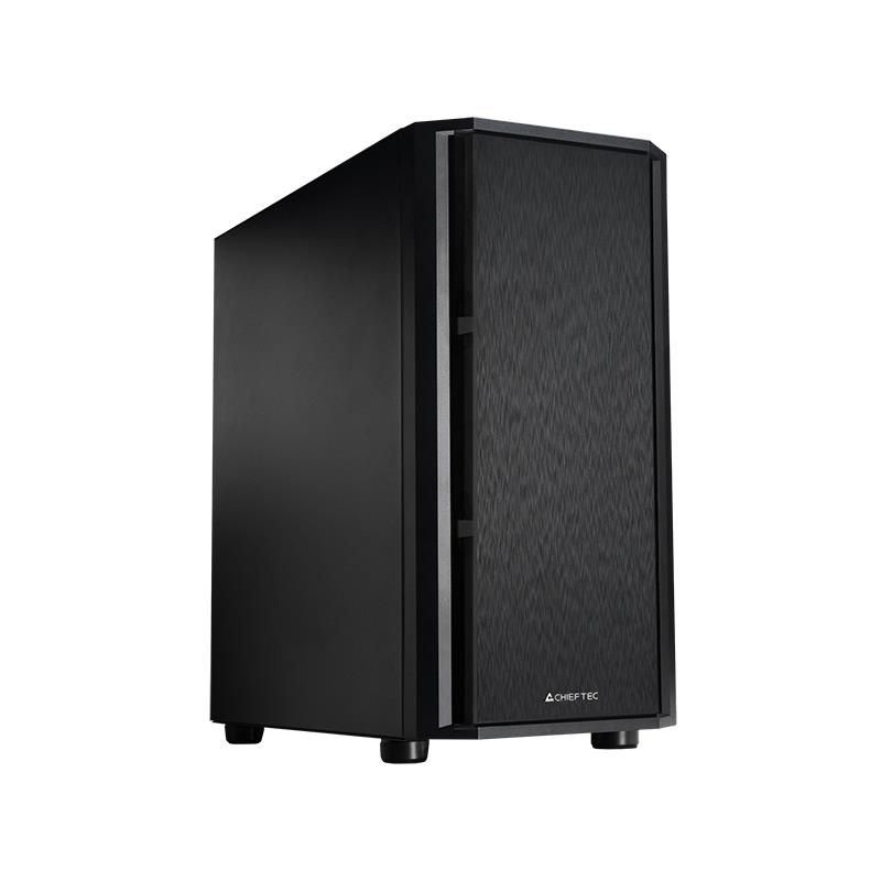 Datoru korpusi Chieftec Case||Pro mini|MidiTower|MicroATX|MiniITX|Colour Black|AZ-01B-OP