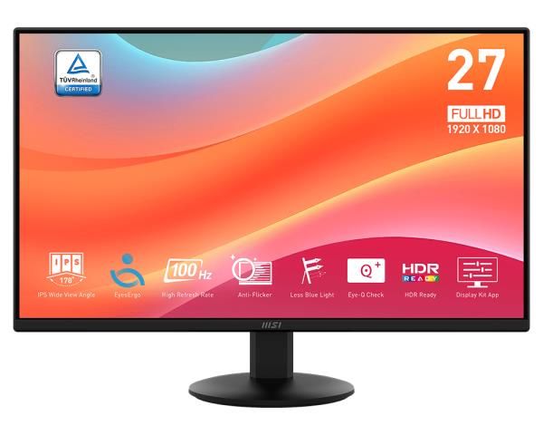 Monitors MSI LCD Monitor||PRO MP272L|27"|Business|Matte|Panel