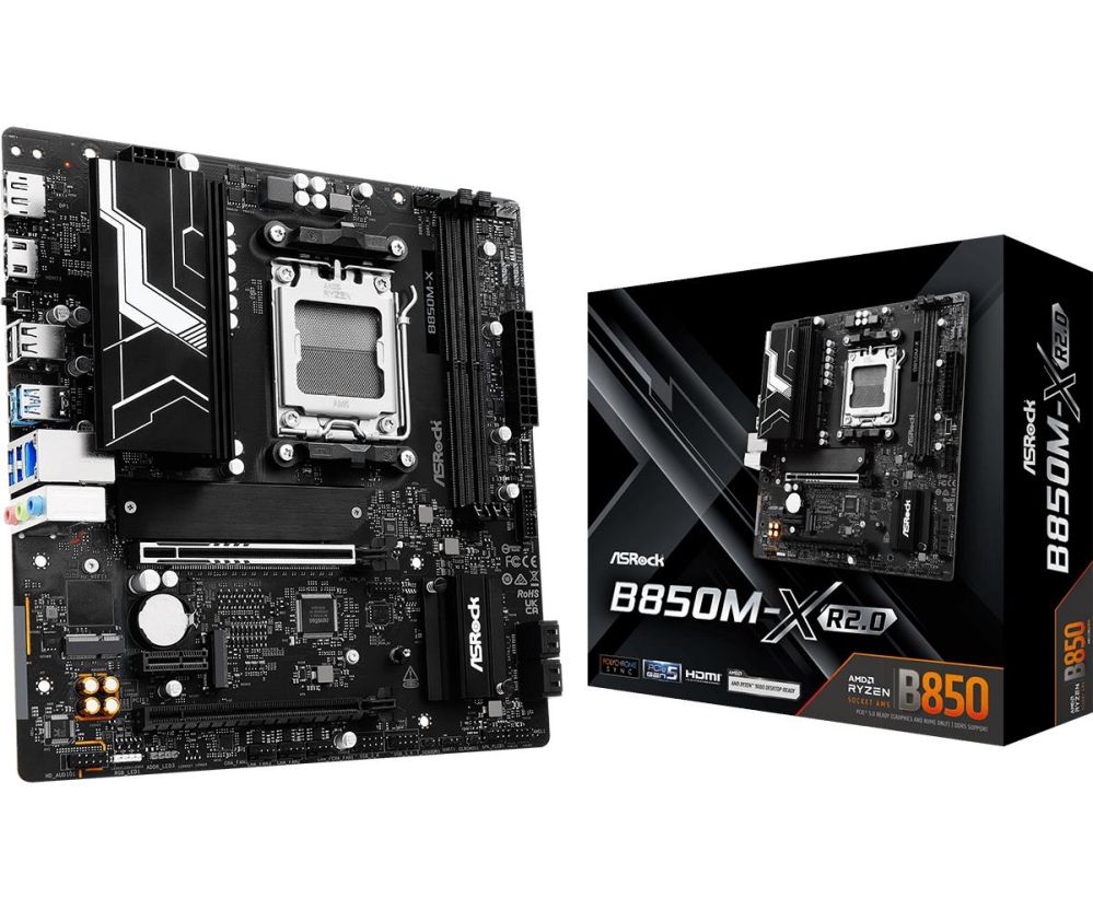 Pamatplate AMD procesorsiem Asrock Mainboard||AMD B850|SAM5|Micro-ATX|Memory