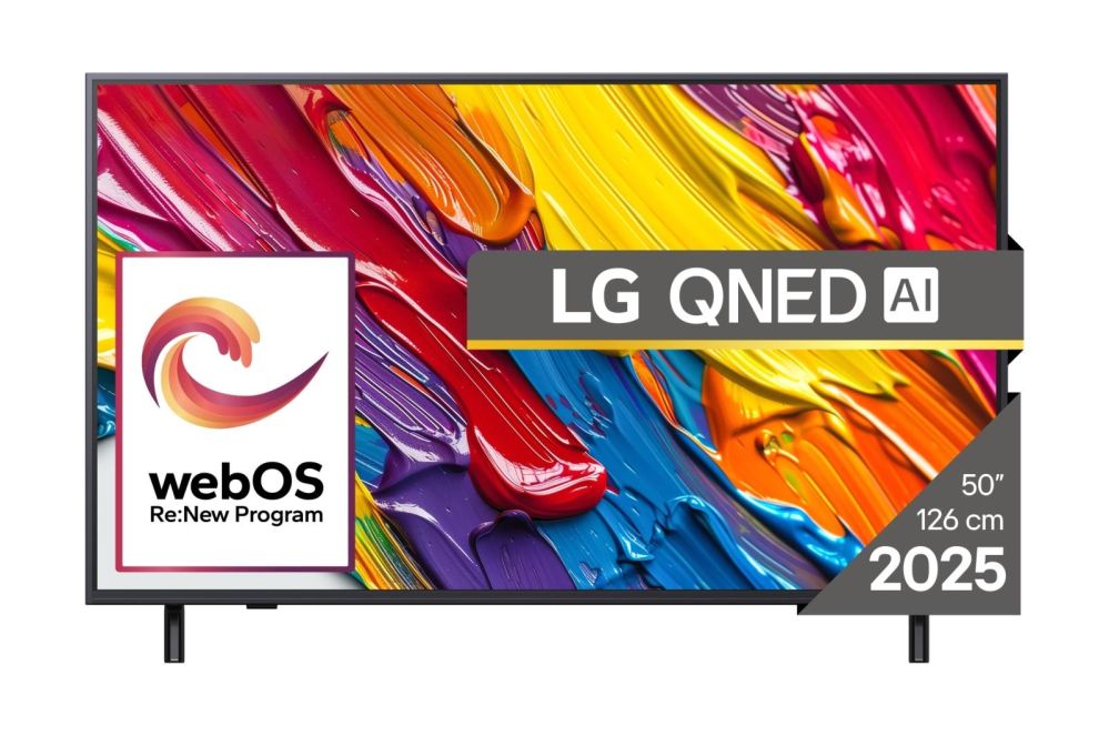 Televizors LG  TV Set||50"|4K/Smart|3840x2160|Wireless LAN|Bluetooth|webOS|Black|50QNED82A3B