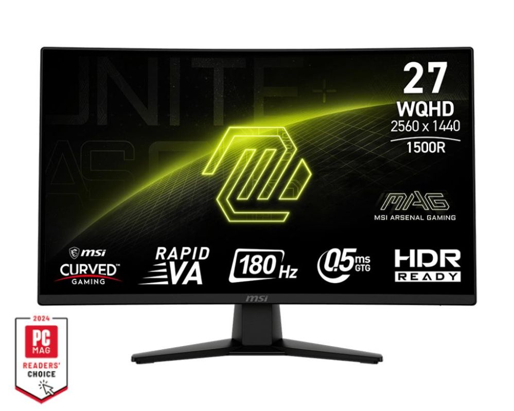 Monitors MSI  LCD Monitor||MAG 274CQF|27"|Gaming/Curved|Matte|Panel
