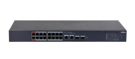 Nevadāms centrmezgls DAHUA  Switch||DH-CS4218-16ET-190|Type L2|PoE ports
