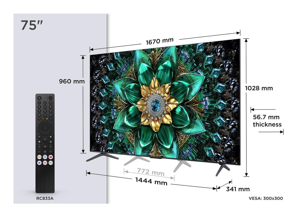 Televizors TCL TV Set||75 "|4K