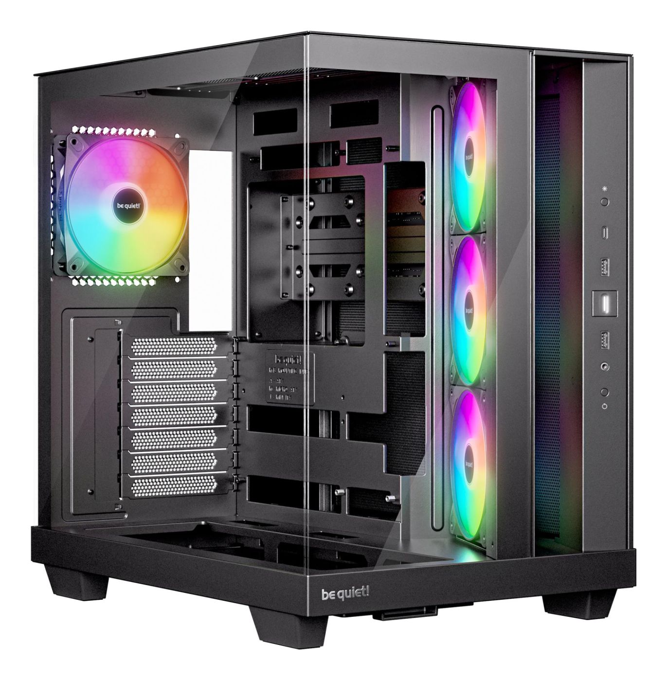 Datoru korpusi BE QUIET  Case||ATX/micro ATX/Mini-ITX|Black|Midi