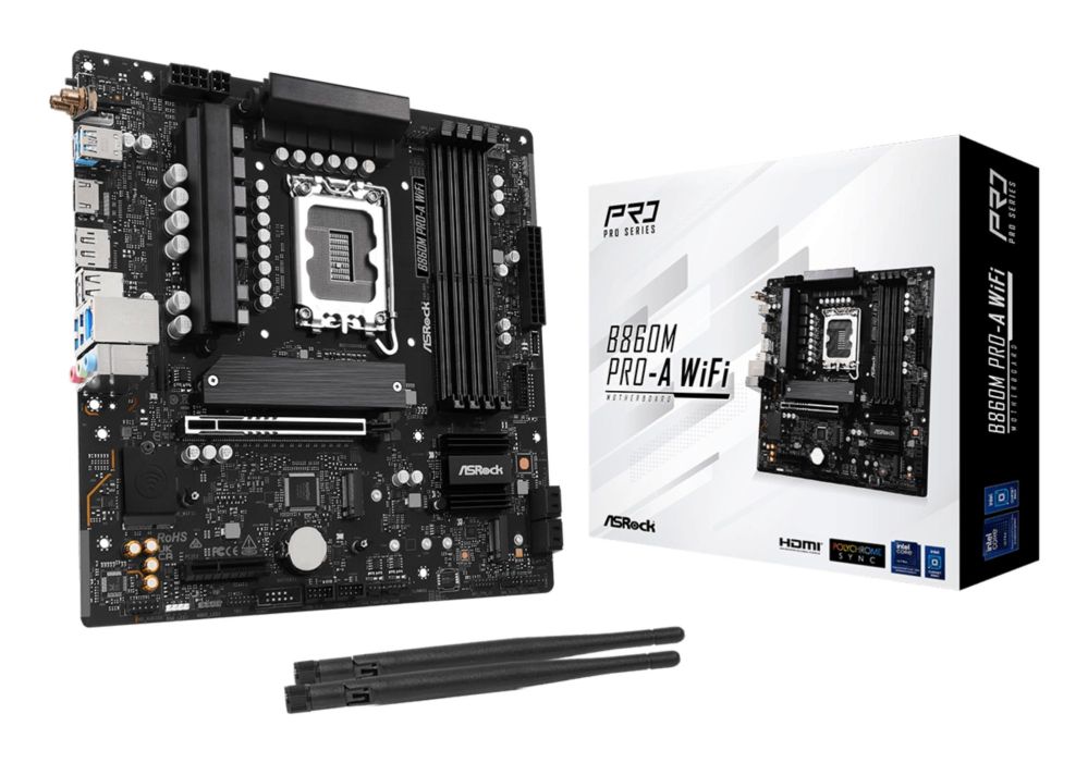 Pamatplate Intel procesorsiem Asrock MB B860