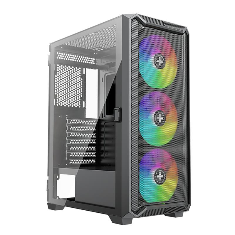 Datoru korpusi XILENCE  Case||ATX/micro ATX/Mini-ITX|Black|Midi Tower|PC|XG161