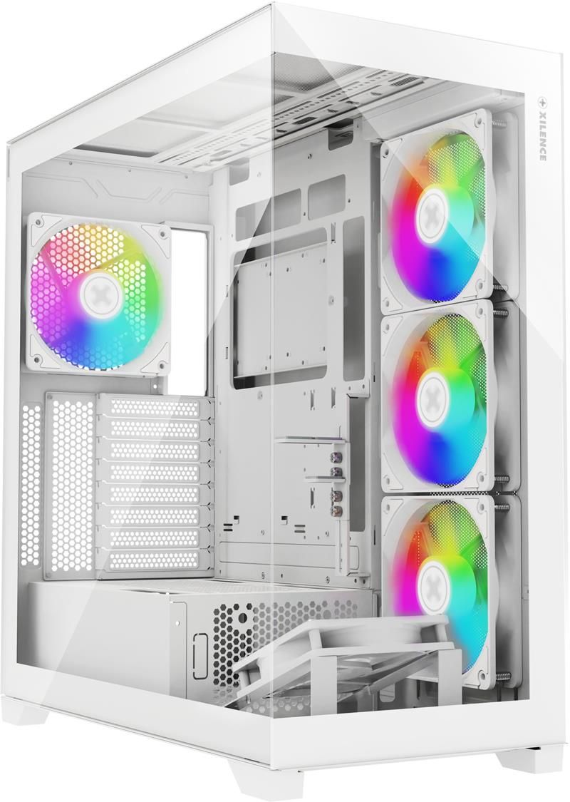 Datoru korpusi XILENCE  Case||ATX/micro ATX/Mini-ITX|White|Midi Tower|PC|X818