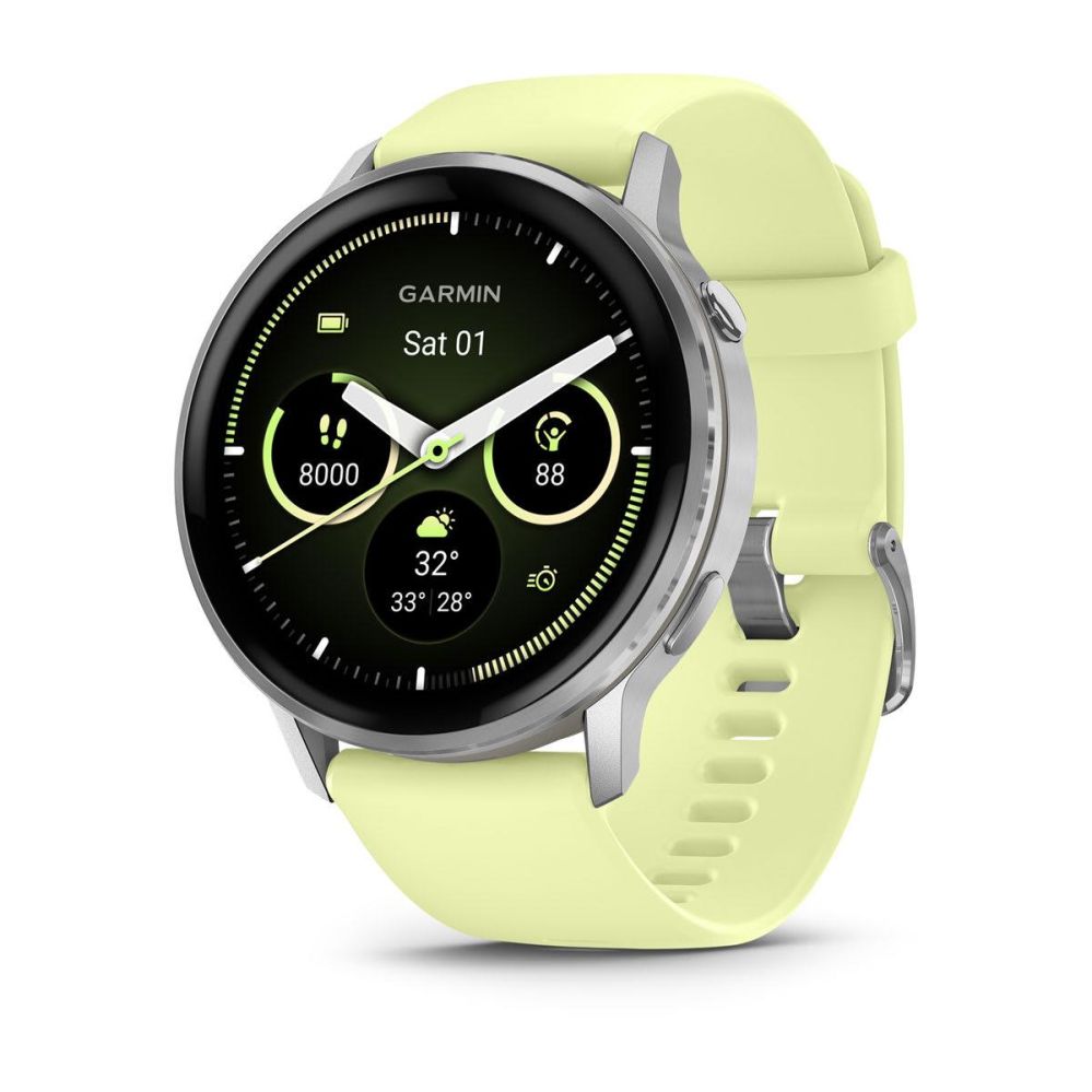 Viedpulksteni Garmin SMARTWATCH VENU 4 45MM/SILVER/CIT